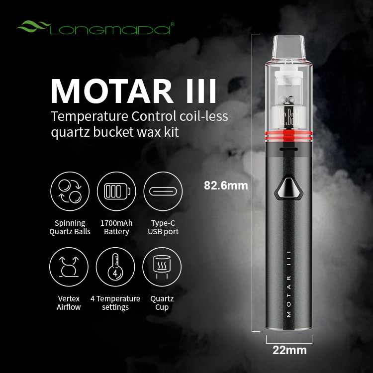 Longmada Motar III 3 Wax Pen K - огляд і ціна Vaping Area