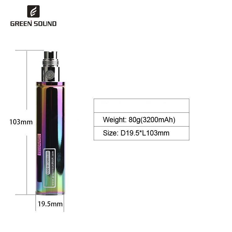 GS Ego 3 III 3200mAh Battery V - огляд і ціна Vaping Area