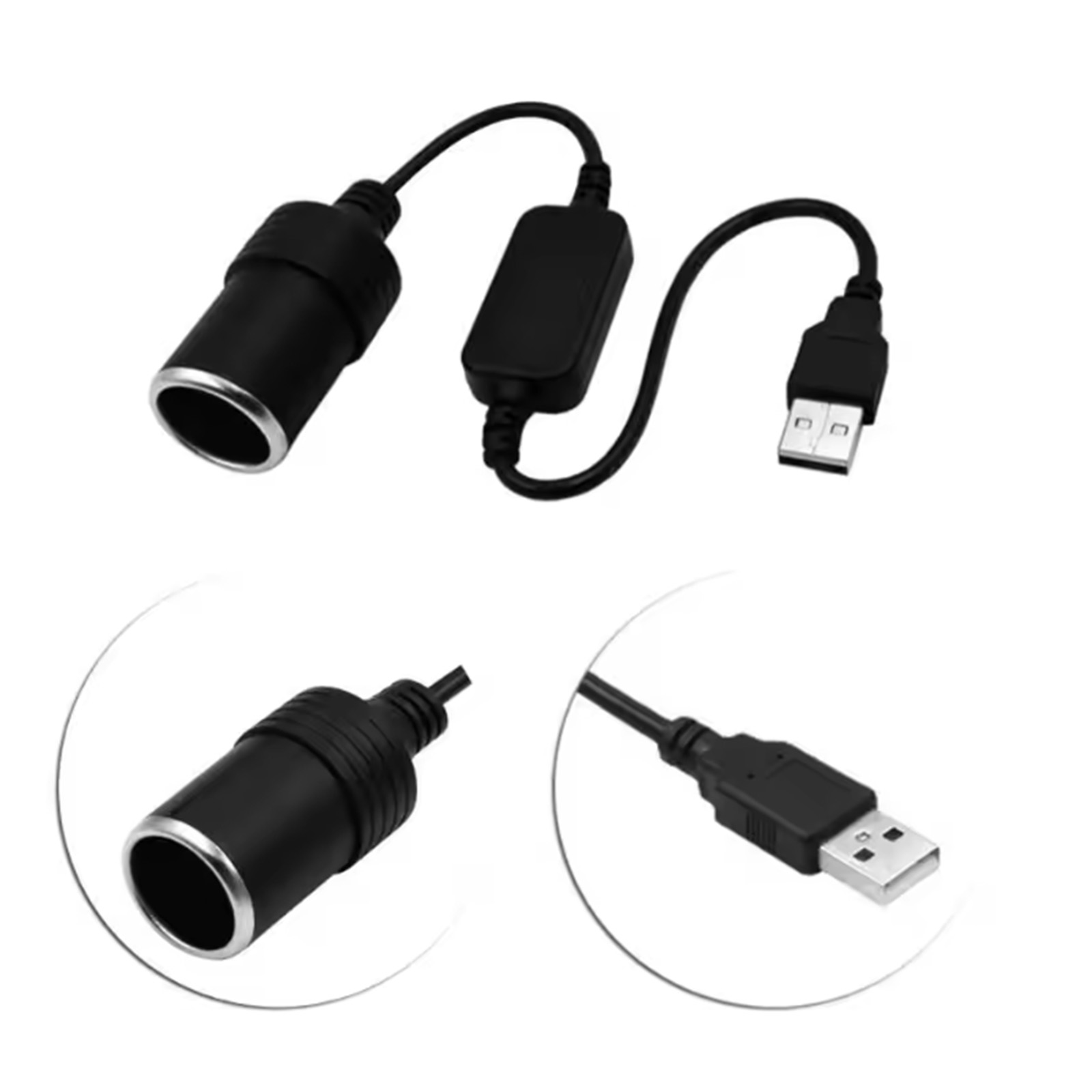 1pc 5V 2A USB To 12V Cigarette - огляд і ціна Accessories For Vaping