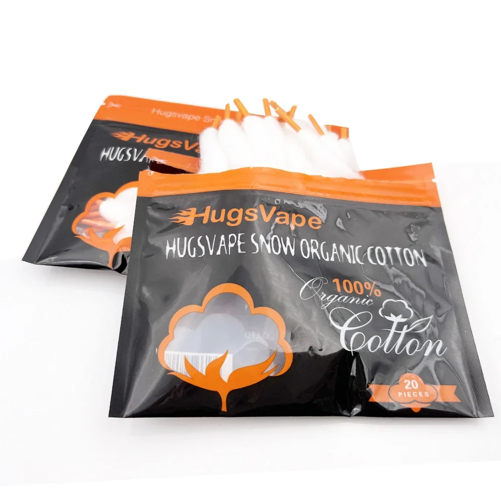 1/3/5Pack Hugos Snow Organic C - огляд і ціна Cotton Wick Organic