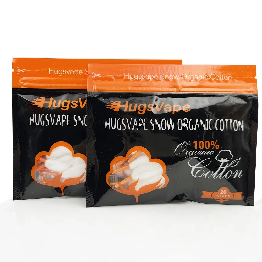 1/3/5Pack Hugos Snow Organic C - огляд і ціна Cotton Wick Organic