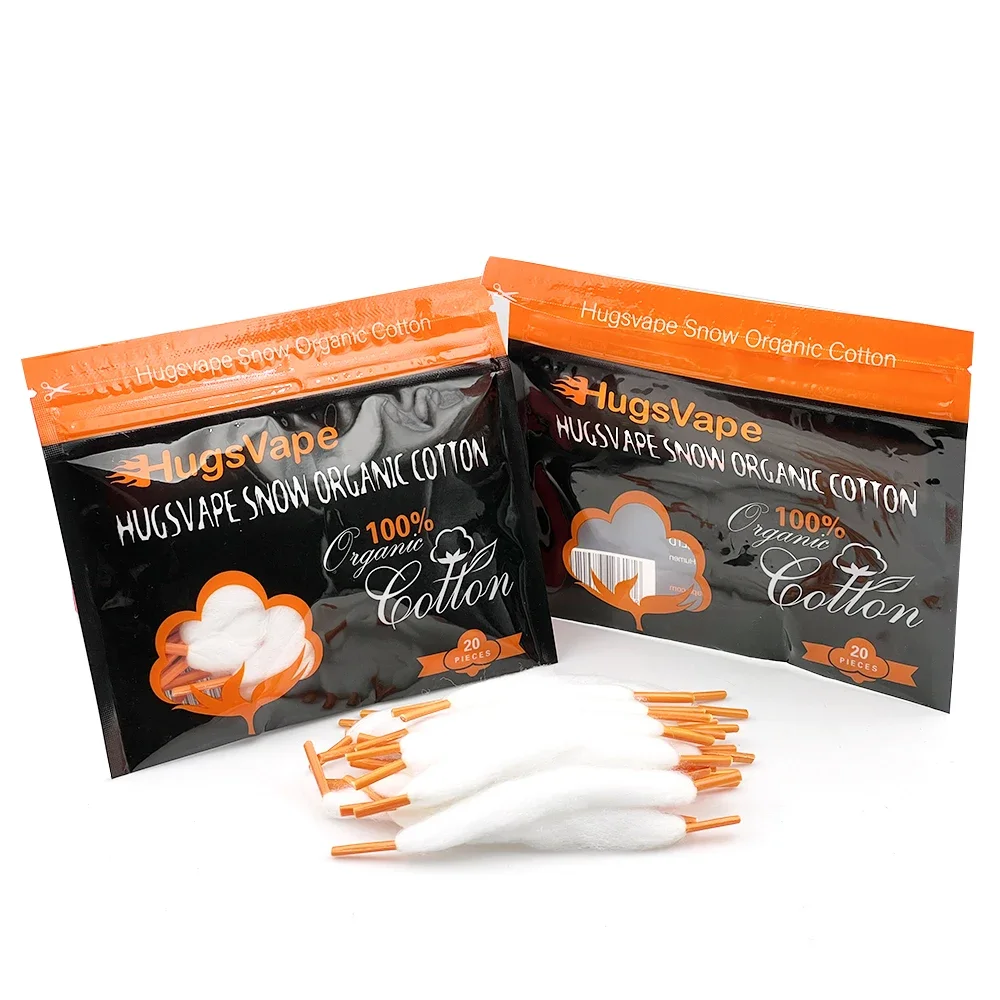1/3/5Pack Hugos Snow Organic C - огляд і ціна Cotton Wick Organic