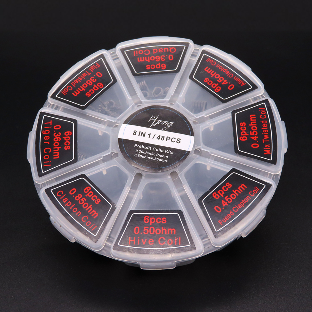 48pcs/set Premade Coils RTA RD - огляд і ціна Vaping Area