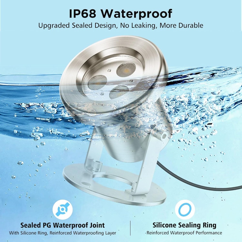 6W SS316 Stainless Steel RGB U - огляд і ціна Stainless Wire Ss316